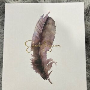 Feather Art Print with Gold Accents